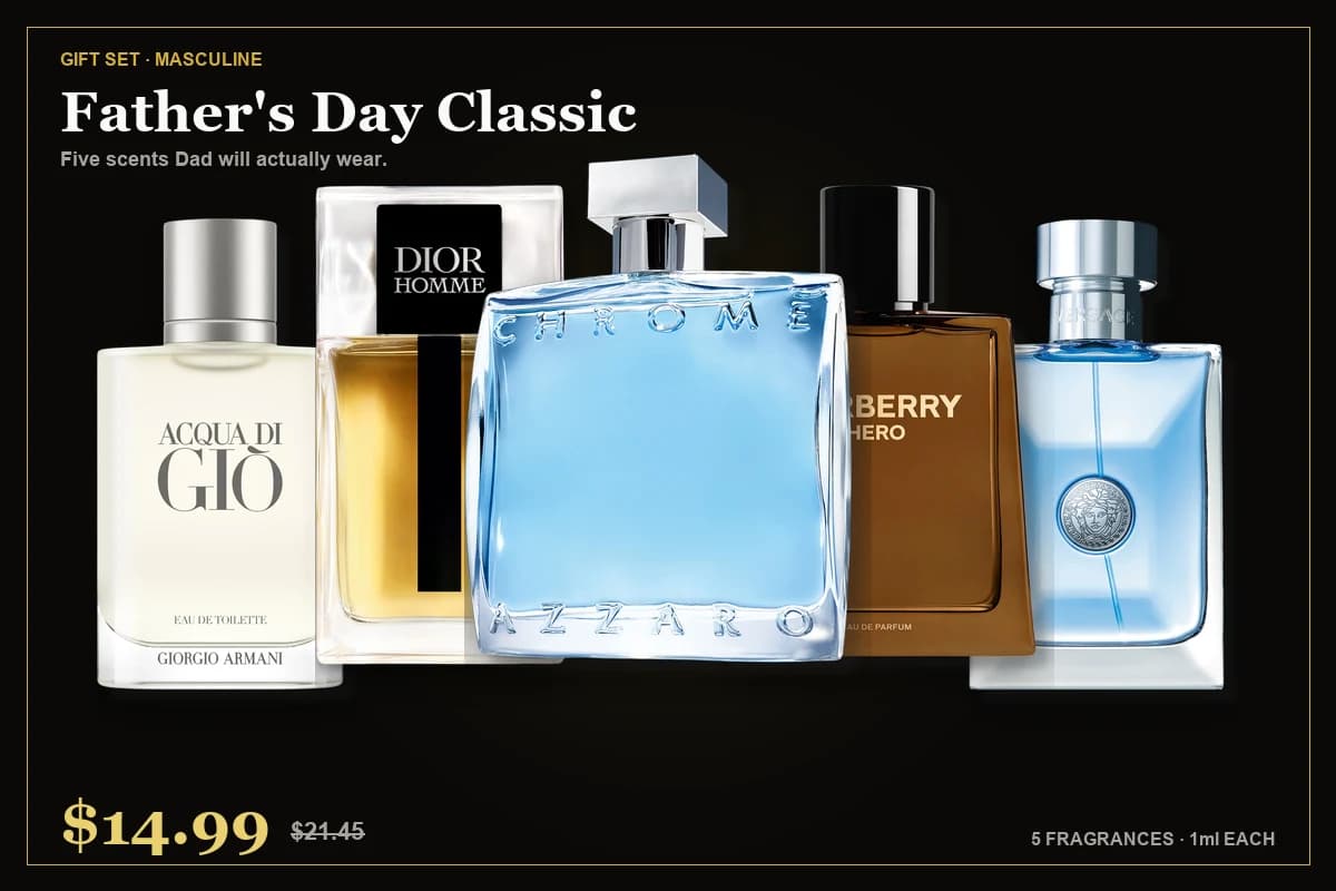 Father's Day Classic — Armani Acqua di Gio, Dior Dior Homme
