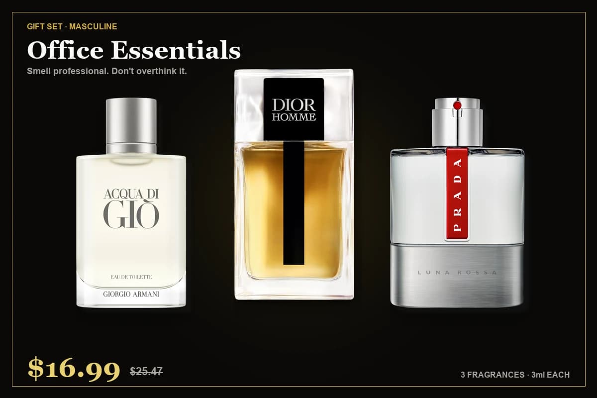 Office Essentials — Armani Acqua di Giò