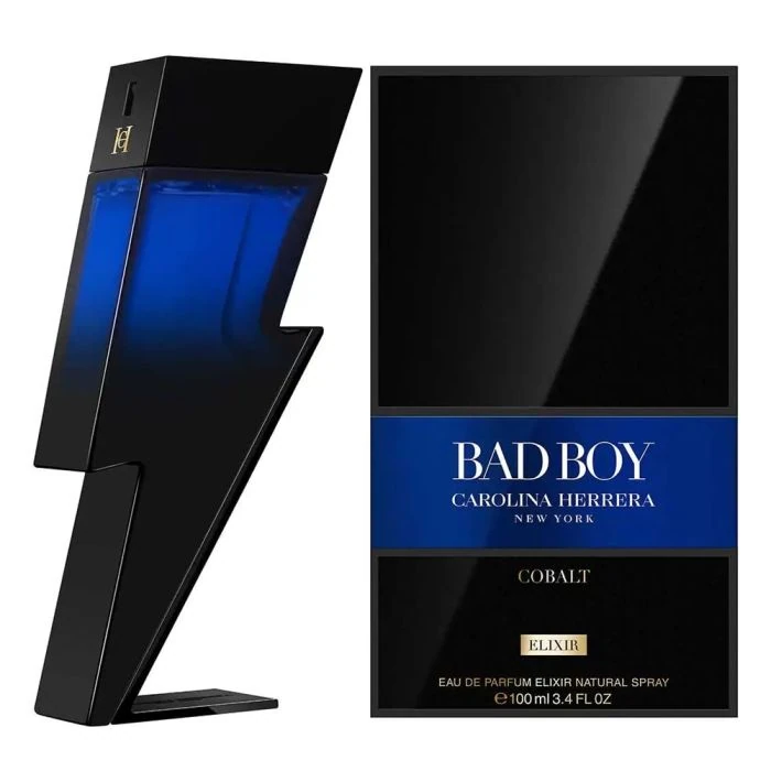 Carolina Herrera Bad Boy Cobalt Elixir EDP original designer bottle