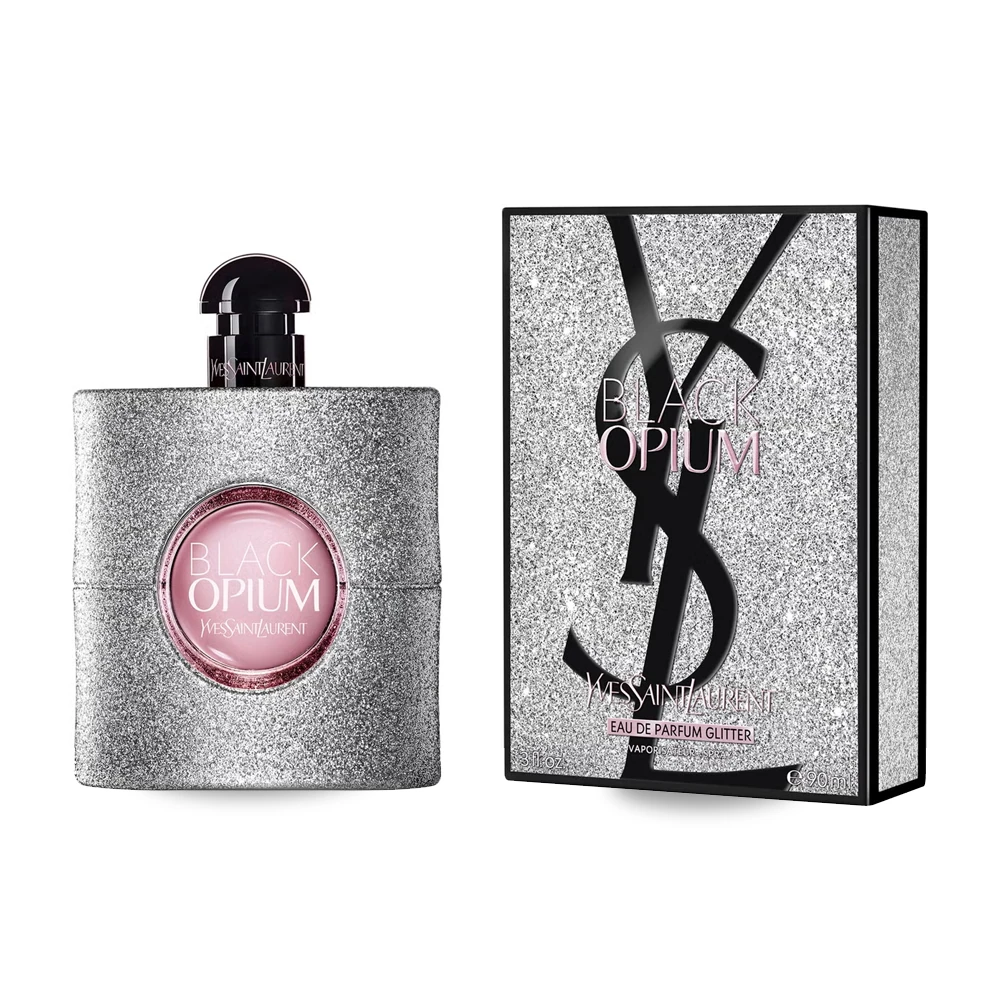 Yves Saint Laurent Black Opium Glitter EDP original designer bottle